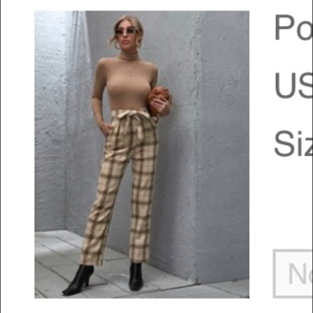 Plaid Pants